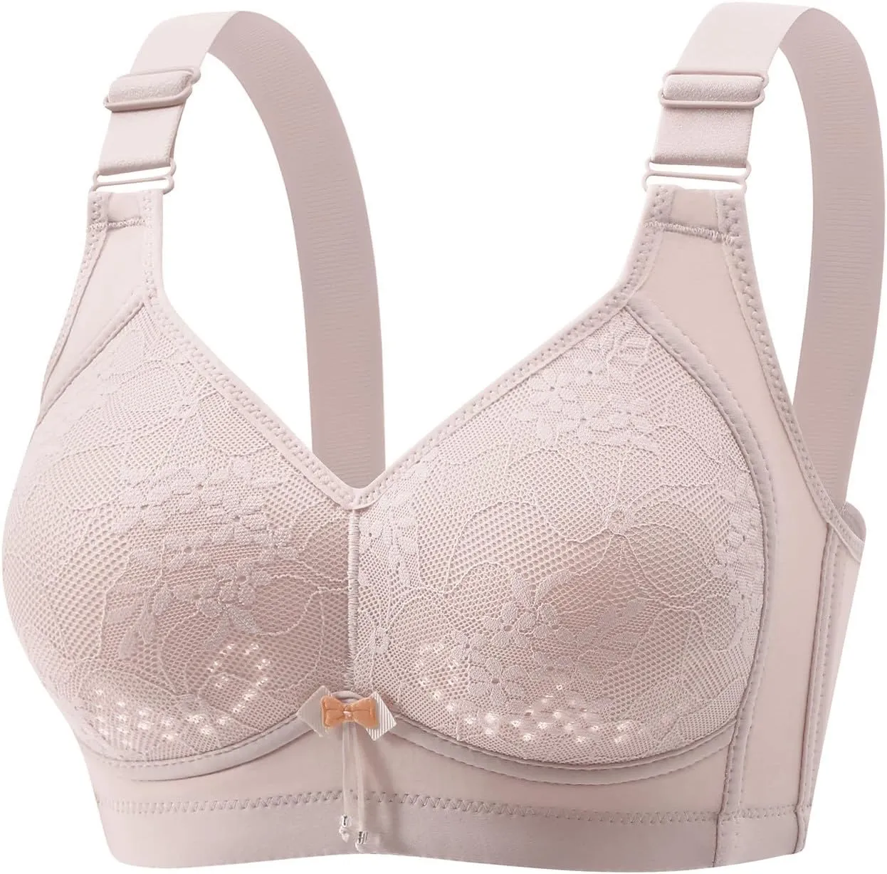 3Pcs Comfortable Bras for Women, New Wireless Bras with Support and Lift, Minimizer Bras Push Up Bralette Yoga Bras