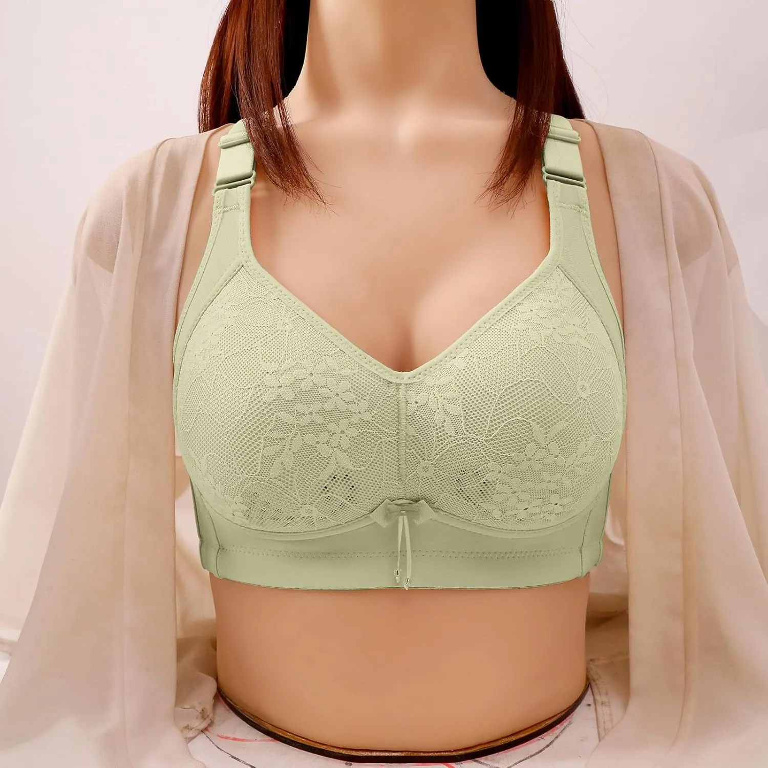 3Pcs Comfortable Bras for Women, New Wireless Bras with Support and Lift, Minimizer Bras Push Up Bralette Yoga Bras