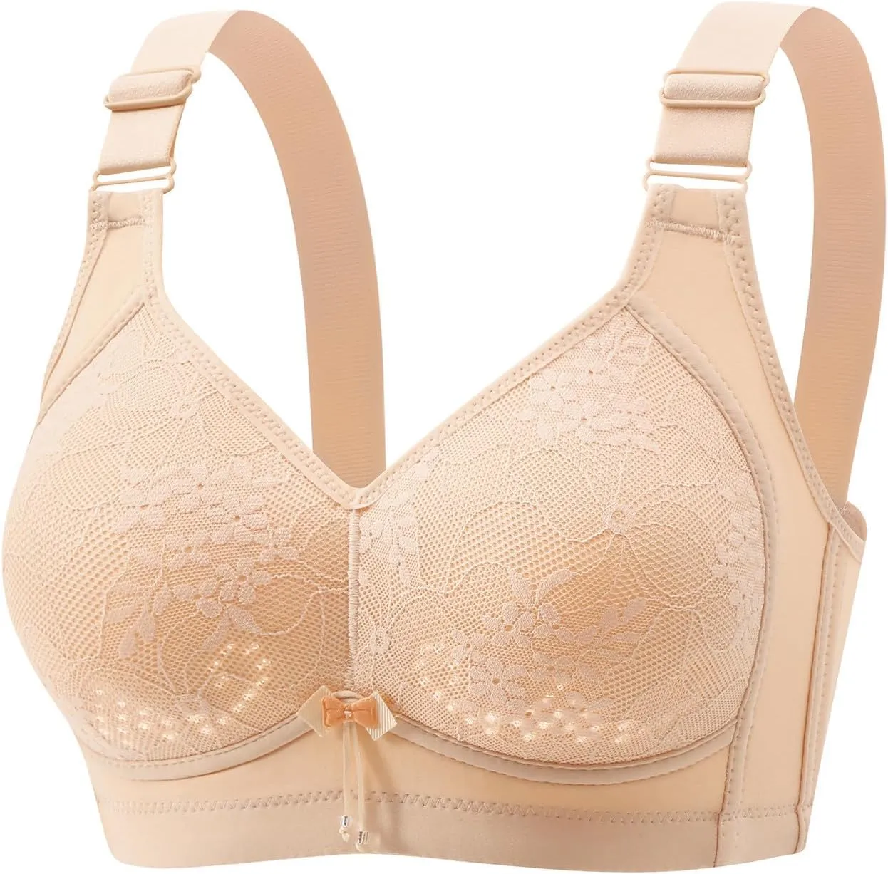 3Pcs Comfortable Bras for Women, New Wireless Bras with Support and Lift, Minimizer Bras Push Up Bralette Yoga Bras
