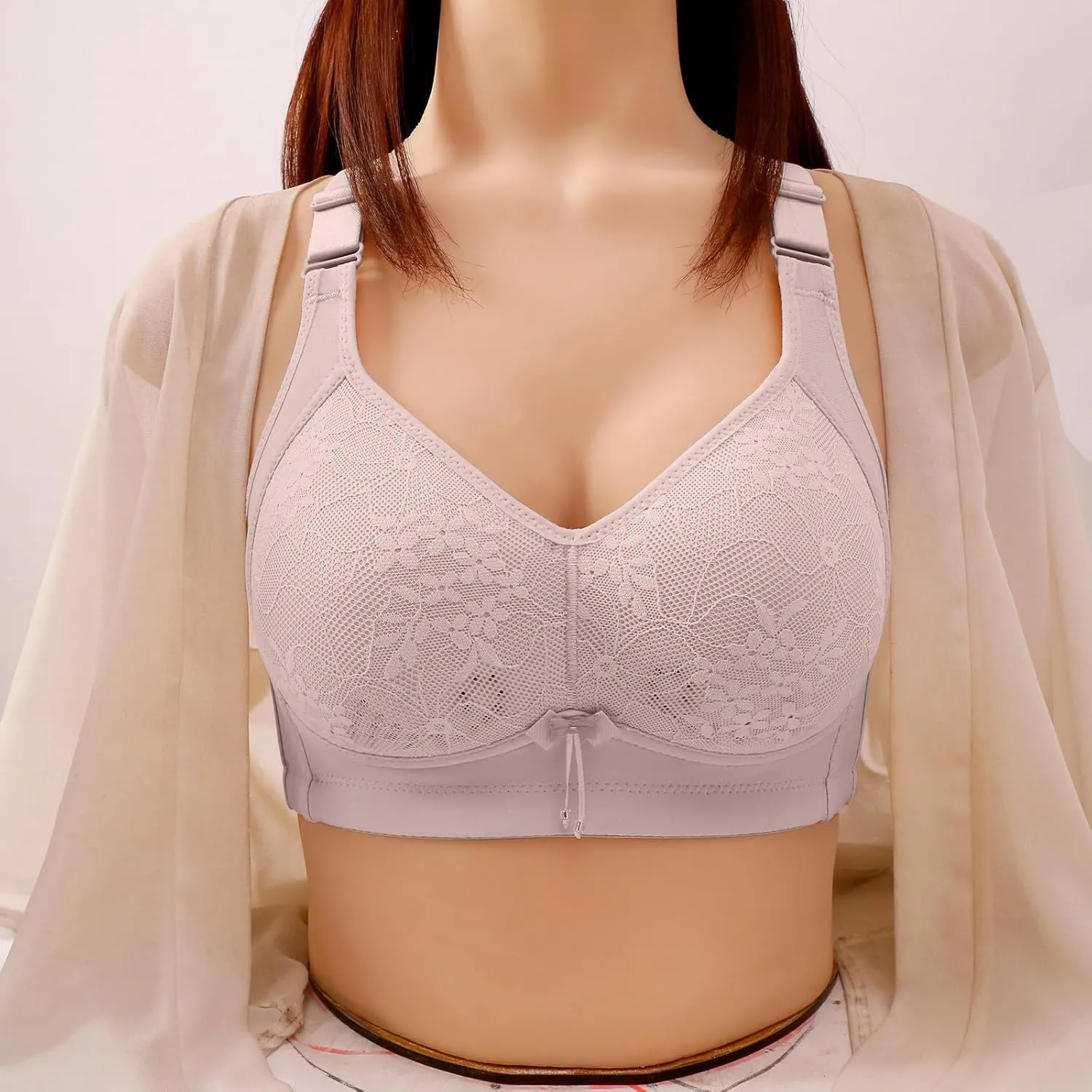 3Pcs Comfortable Bras for Women, New Wireless Bras with Support and Lift, Minimizer Bras Push Up Bralette Yoga Bras