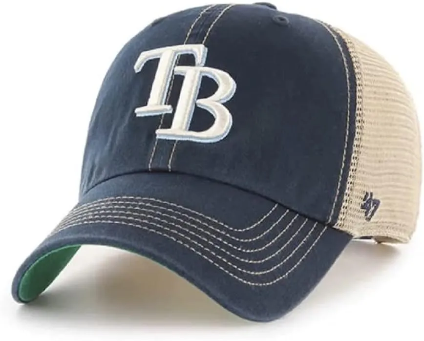 '47 MLB Trawler Team Color Mesh Trucker Clean Up Adjustable Hat, Adult One Size Fits All