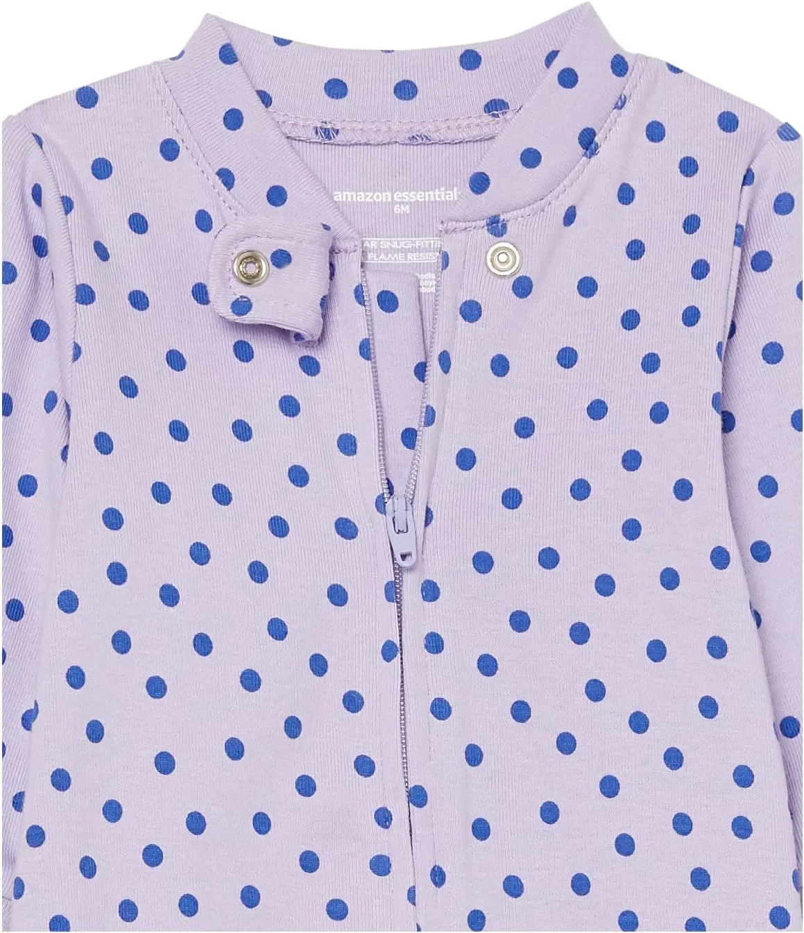 Amazon Essentials Unisex Toddlers and Babies' Cotton Snug-Fit Footed Sleeper Pajamas, Multipacks