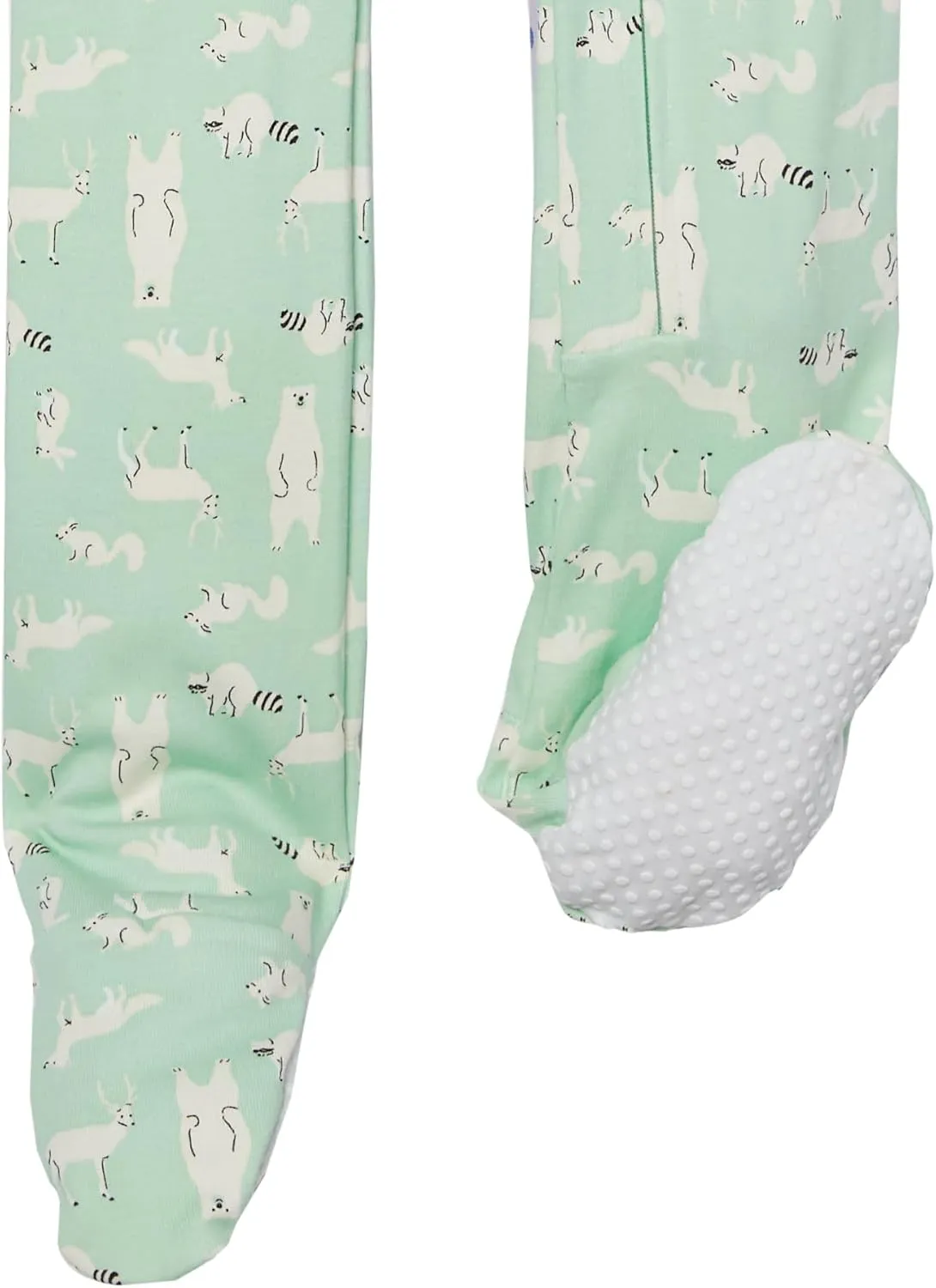 Amazon Essentials Unisex Toddlers and Babies' Cotton Snug-Fit Footed Sleeper Pajamas, Multipacks