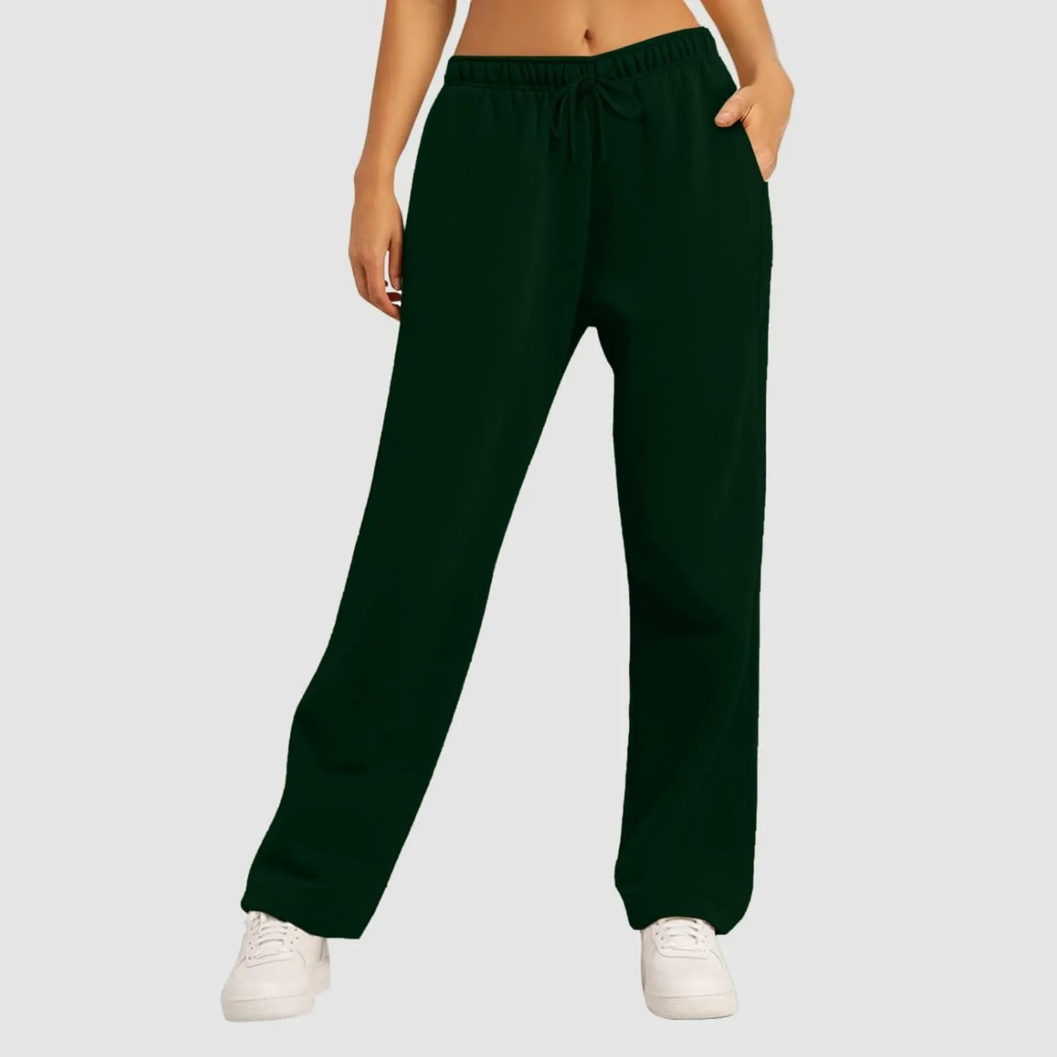 Aniywn Baggy Wide Leg Sweatpants for Women Joggers Workout Lounge with Pockets Yoga Pant Causal Drawstring High Waist Joggers