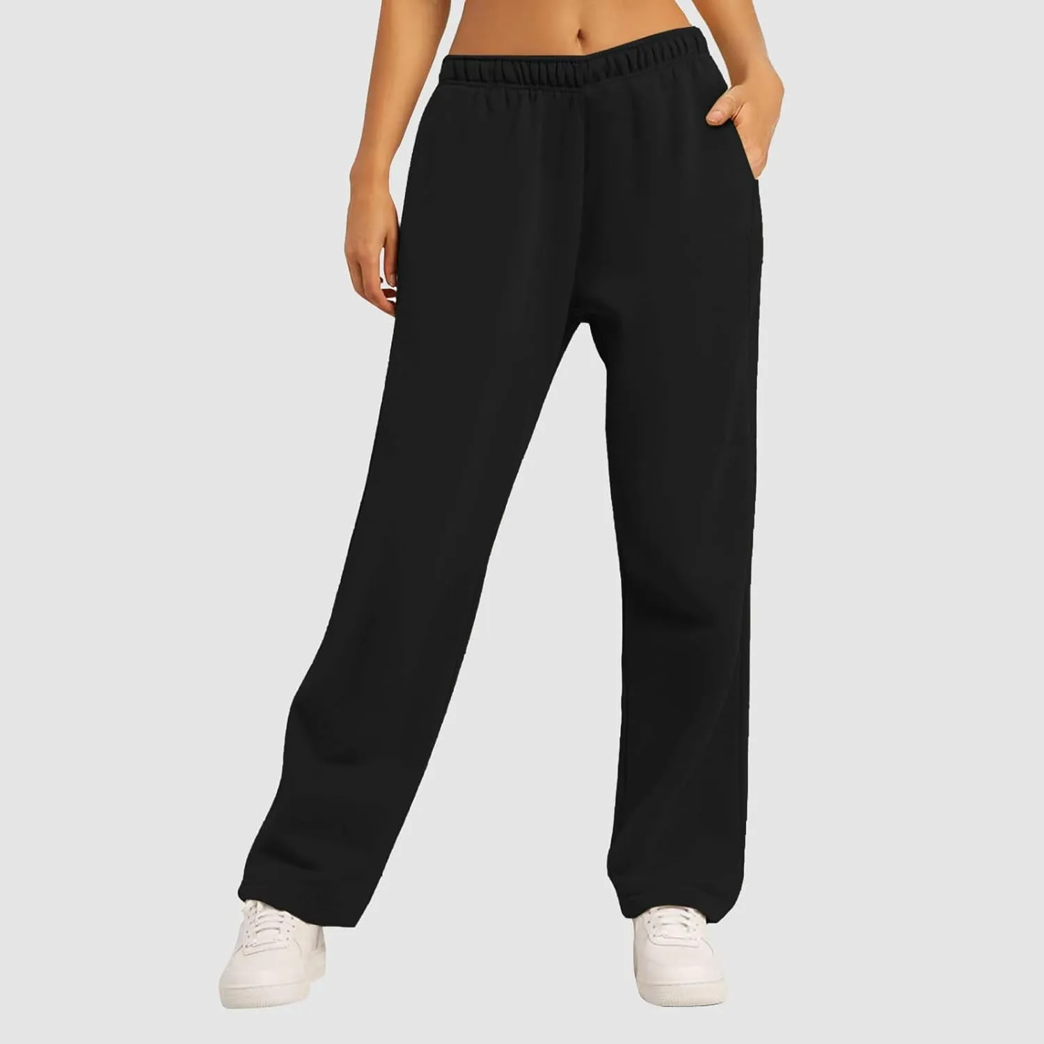 Aniywn Baggy Wide Leg Sweatpants for Women Joggers Workout Lounge with Pockets Yoga Pant Causal Drawstring High Waist Joggers