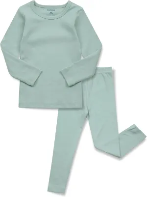AVAUMA Baby Boys Girls Pajama Set Kids Toddler Snug fit Basic Cotton Sleepwear pjs for Daily