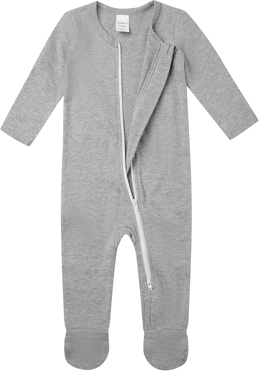 Baby Boys' Cotton Sleep and Play Pjs, Snug Fit Footed Jumpsuit, Zip Front Pajamas