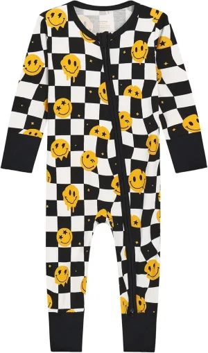 Baby Zippered Rompers Newborn Pajamas Sleepers Long Sleeve Jumpsuits Infant Zipper Romper-Viscose from Bamboo