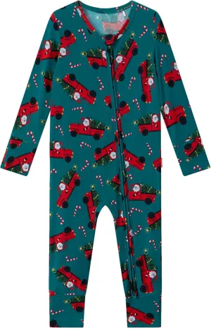 Bamboo Viscose Zipper Pajamas Baby Convertible Footie Pajama for Boys Girls, Snug Fit Baby Sleeper