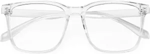 Blue Light Blocking Glasses Oversized Square Computer Glasses Anti Blue Light for Women Men