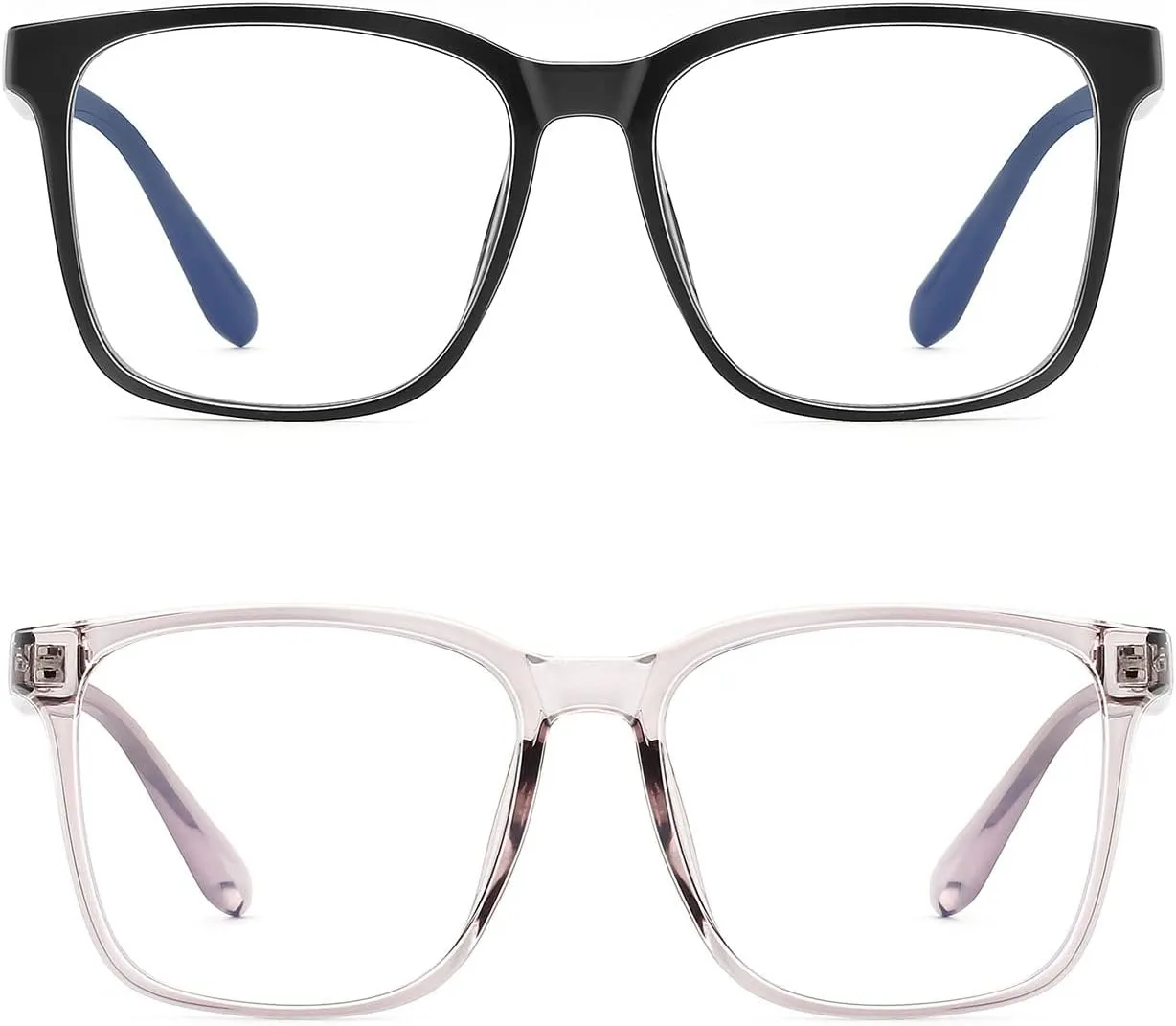Blue Light Blocking Glasses Oversized Square Computer Glasses Anti Blue Light for Women Men