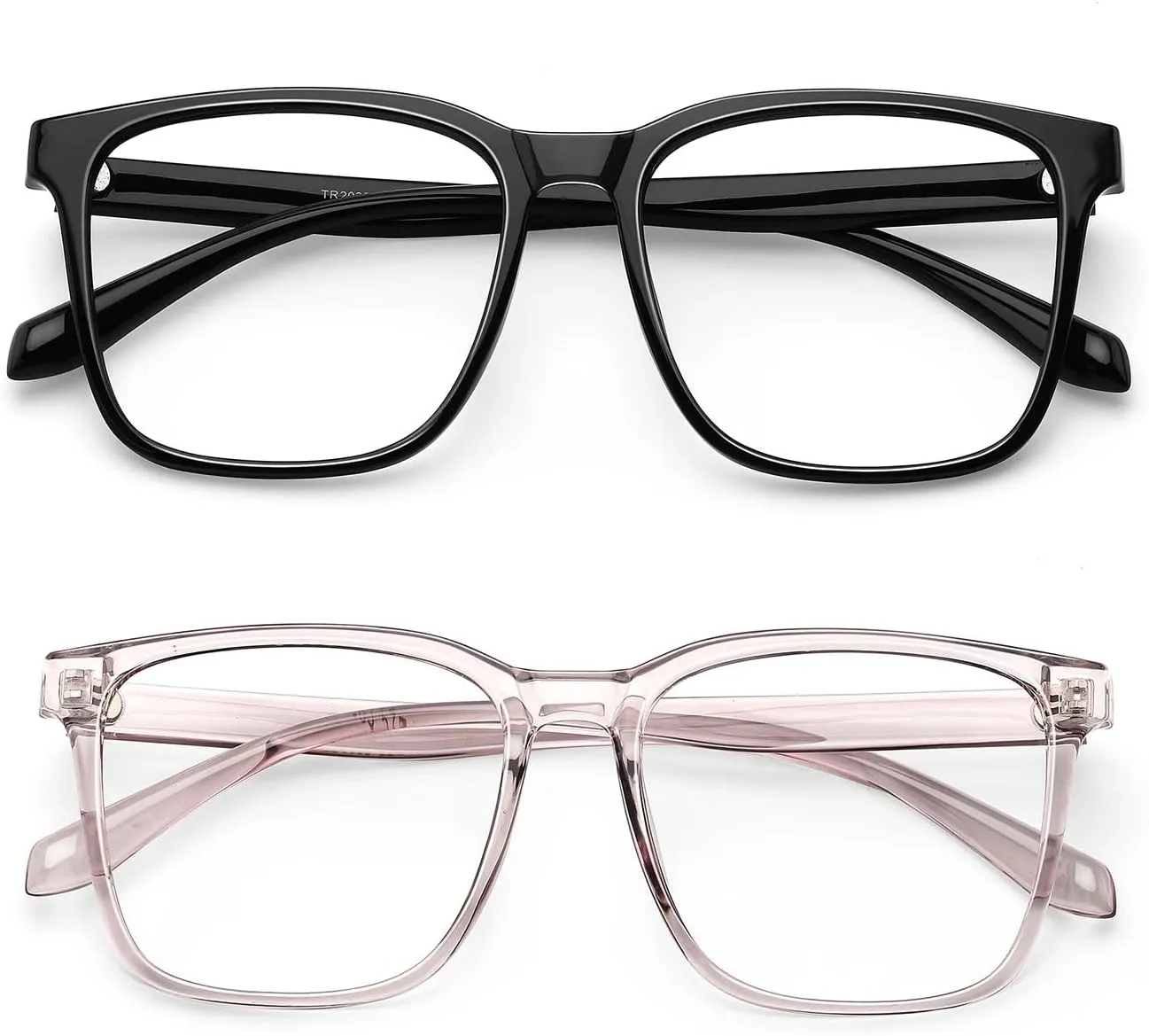 Blue Light Blocking Glasses Oversized Square Computer Glasses Anti Blue Light for Women Men