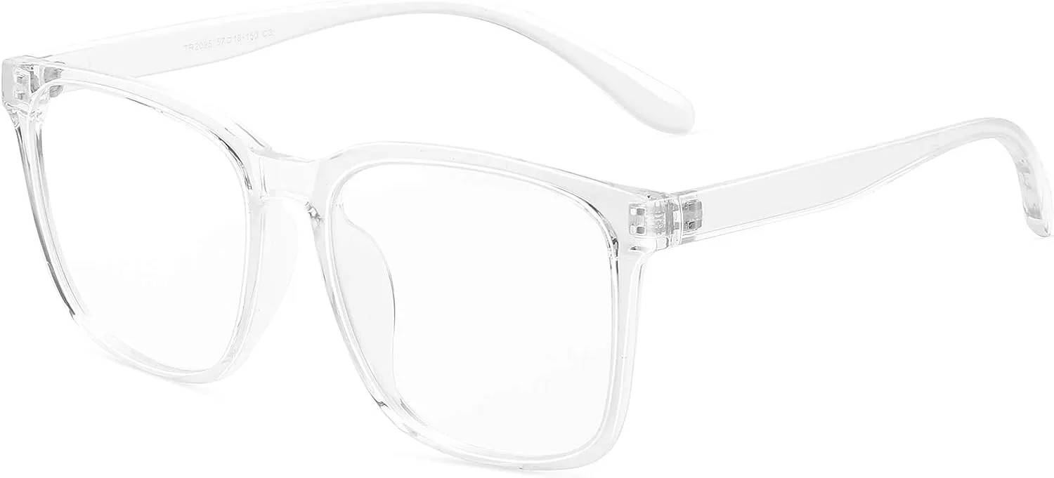 Blue Light Blocking Glasses Oversized Square Computer Glasses Anti Blue Light for Women Men