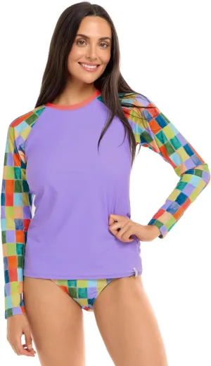 Body Glove Women's Standard Sleek Long Sleeve Rashguard with UPF 50
