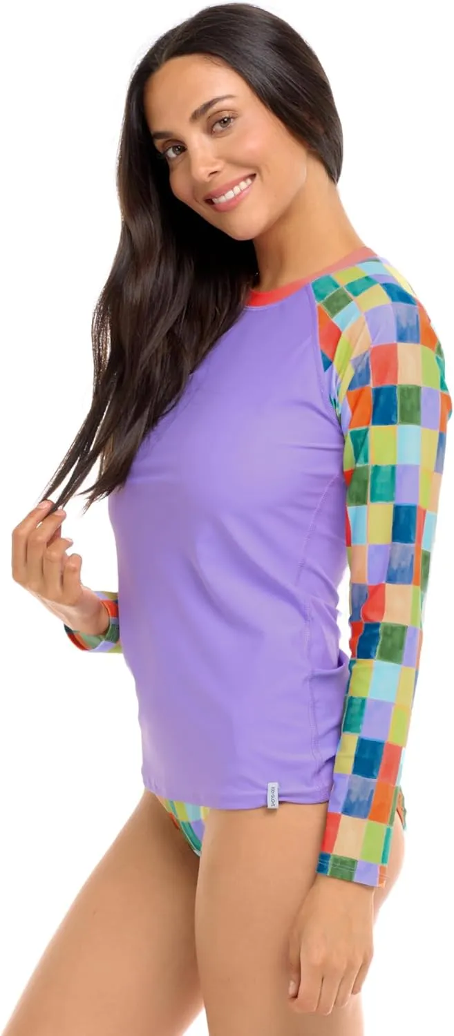 Body Glove Women's Standard Sleek Long Sleeve Rashguard with UPF 50