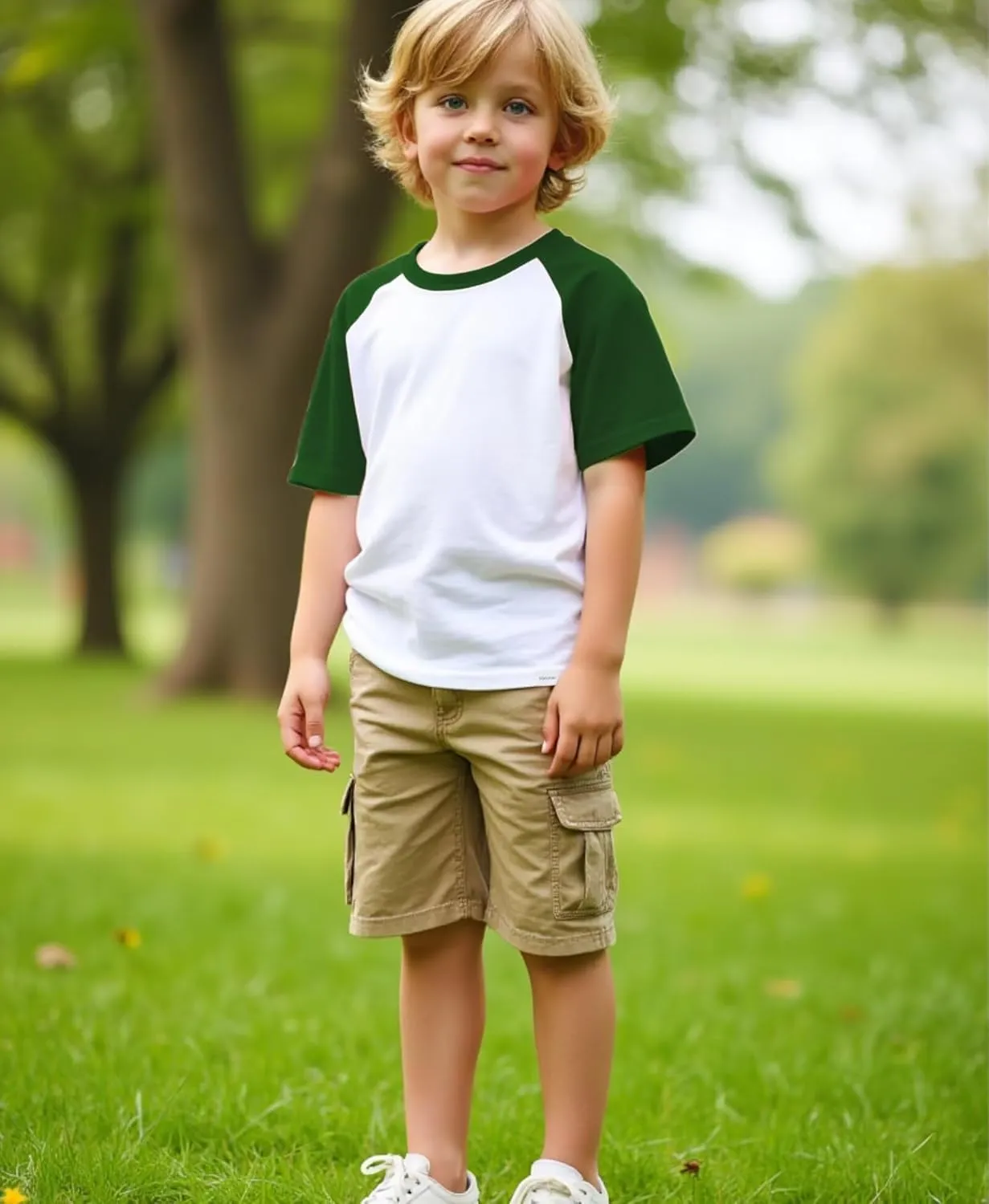 Boys Tshirt Raglan Short Sleeve Shirt Color Block Cotton Blend Basic Tees Breathable Baseball T-Shirts Light Weight