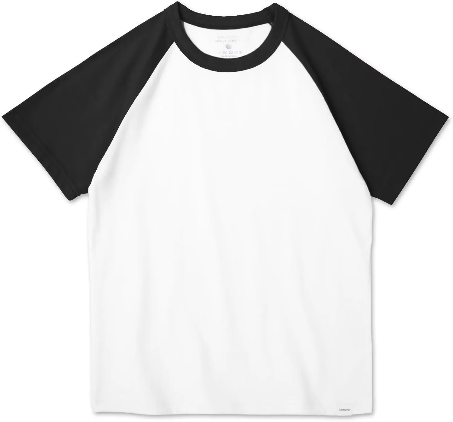 Boys Tshirt Raglan Short Sleeve Shirt Color Block Cotton Blend Basic Tees Breathable Baseball T-Shirts Light Weight