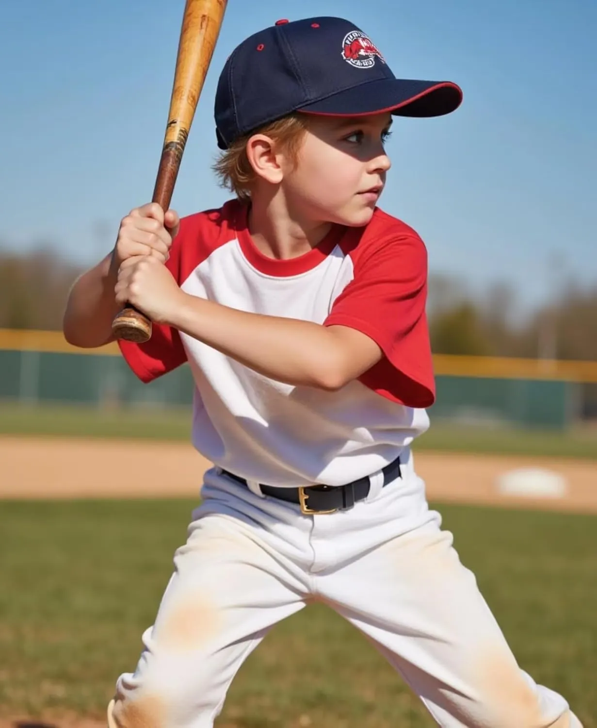 Boys Tshirt Raglan Short Sleeve Shirt Color Block Cotton Blend Basic Tees Breathable Baseball T-Shirts Light Weight