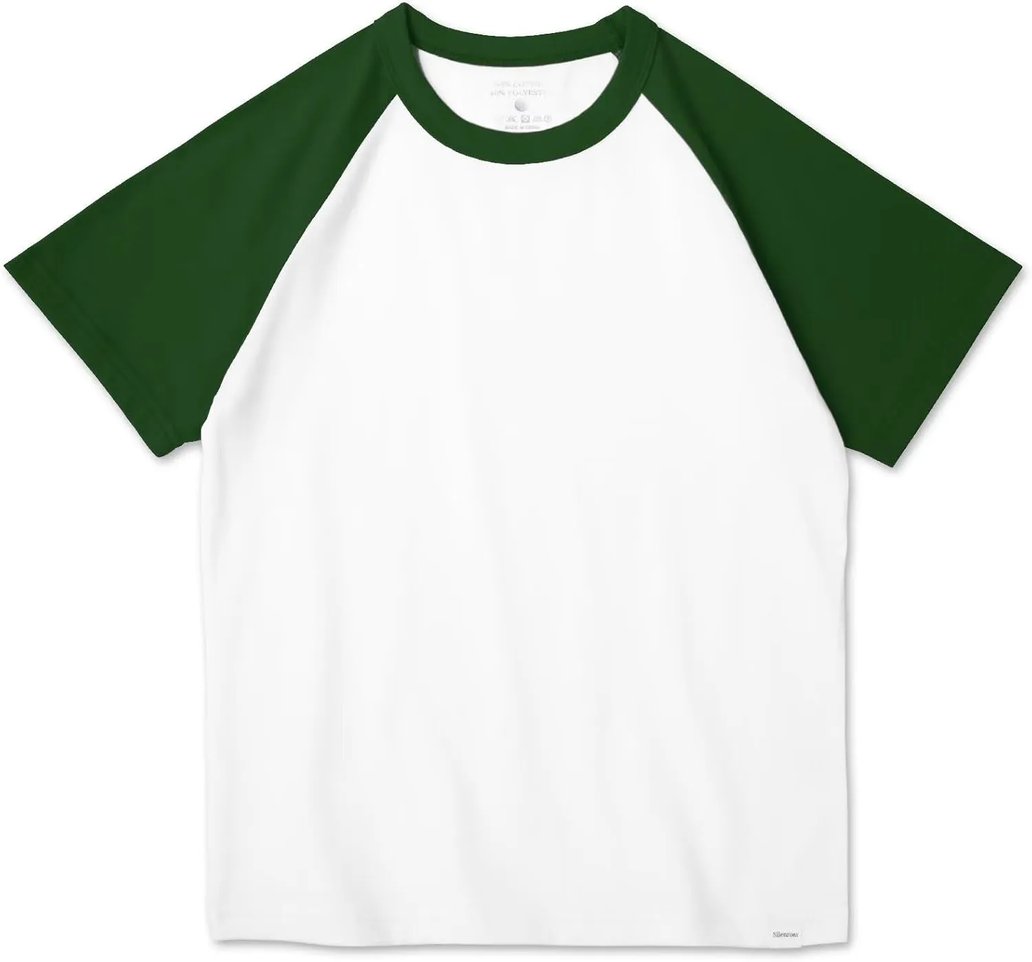 Boys Tshirt Raglan Short Sleeve Shirt Color Block Cotton Blend Basic Tees Breathable Baseball T-Shirts Light Weight