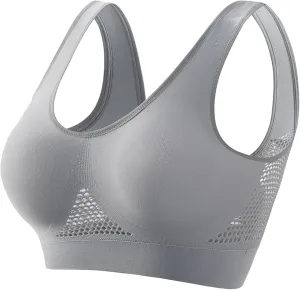 Breathable Anti-Sagging Breasts Sports Bras Comfortable Seamless Bralette Breathable Lift Up Air Bra Wireless Bra