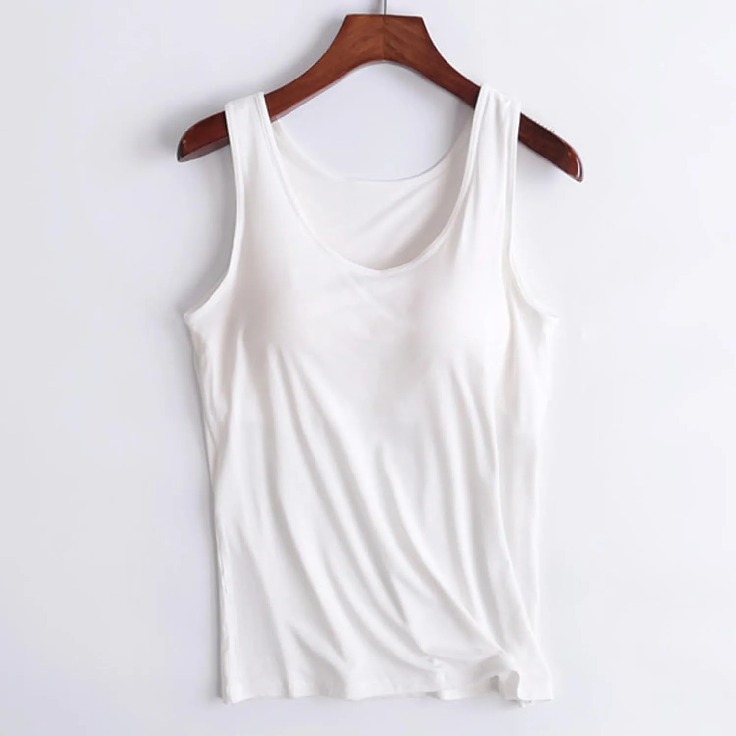 Camisole Tops for Women Running Sports Racerback Bras Plus Size Comfy Tank Tops Sleeveless Tanks with Built in Bra