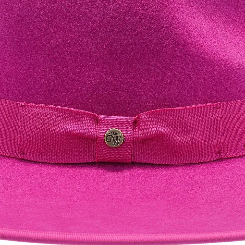 Capri Colors Wool Felt Hat – 100% Australian Wool Hat for Women with Adjustable Fit, Grosgrain Band, and Sleek Logo Pin