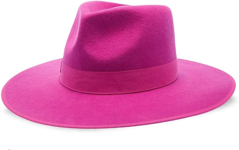 Capri Colors Wool Felt Hat – 100% Australian Wool Hat for Women with Adjustable Fit, Grosgrain Band, and Sleek Logo Pin