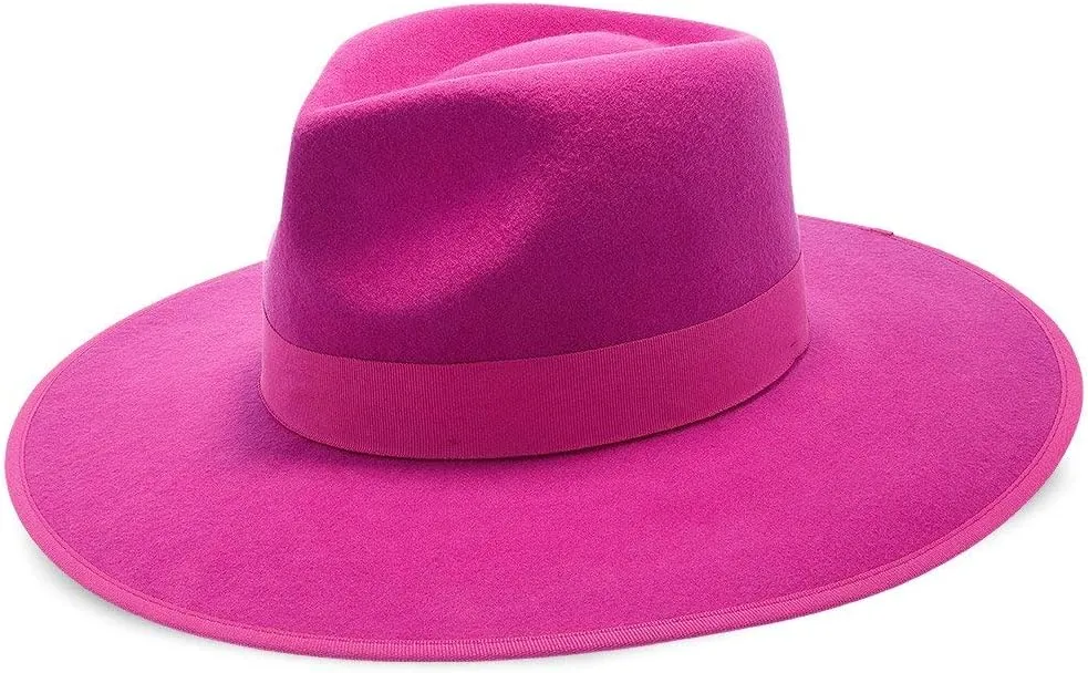 Capri Colors Wool Felt Hat – 100% Australian Wool Hat for Women with Adjustable Fit, Grosgrain Band, and Sleek Logo Pin