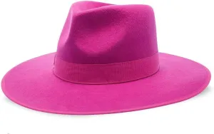 Capri Colors Wool Felt Hat – 100% Australian Wool Hat for Women with Adjustable Fit, Grosgrain Band, and Sleek Logo Pin