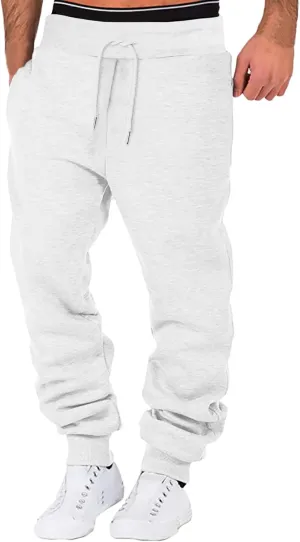 Cargo Pants for Men Big and Tall Casual Loose Jogger Pants High Street Sports Outdoor Running Sweater Trousers Cargo