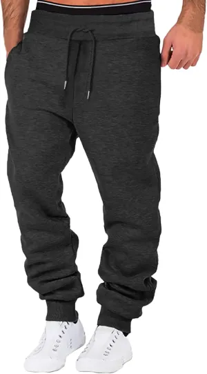Cargo Pants for Men Big and Tall Casual Loose Jogger Pants High Street Sports Outdoor Running Sweater Trousers Cargo