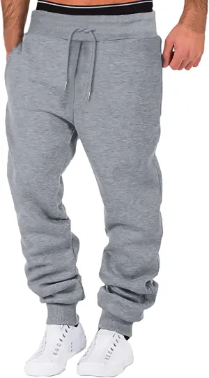 Cargo Pants for Men Big and Tall Casual Loose Jogger Pants High Street Sports Outdoor Running Sweater Trousers Cargo