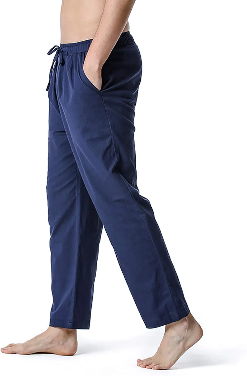 Cargo Pants for Men Relaxed Fit Winter High Street Fashion Leisure Loose Sports Running Solid Color Lace Up Glitter