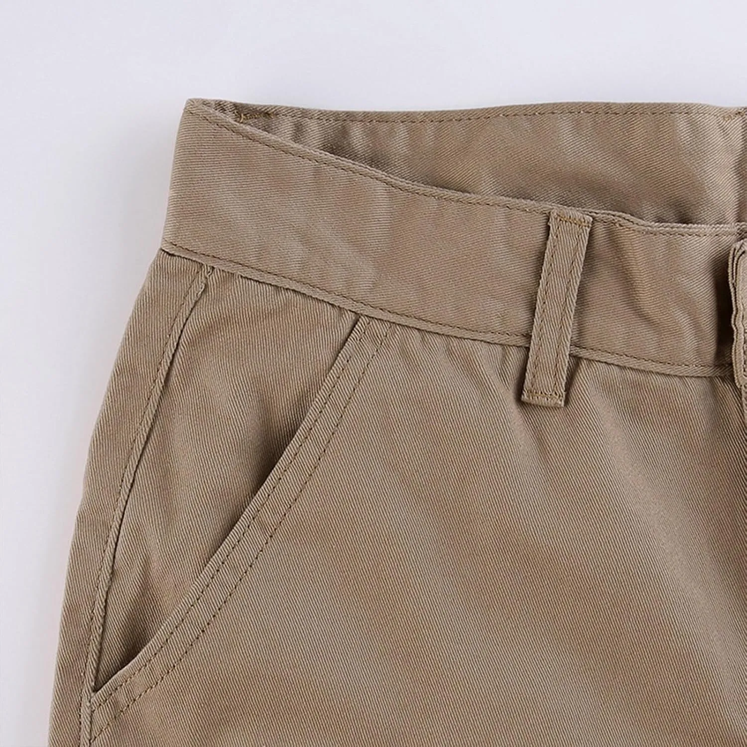 Cargo Pants for Women Trendy Y2k E-Girl Street Cargo Trousers High Waist Baggy Straight Wide Leg Pants with Pockets