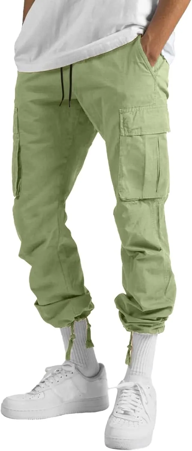 Cargo Sweatpants for Men Mens Lounge Pants Athletic Pants for Men Mens Autumn and Winter High Street Fashion Leisure