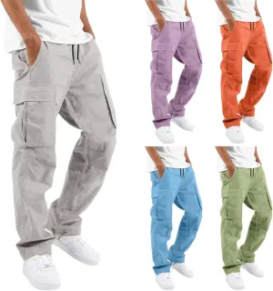 Cargo Sweatpants for Men Mens Lounge Pants Athletic Pants for Men Mens Autumn and Winter High Street Fashion Leisure