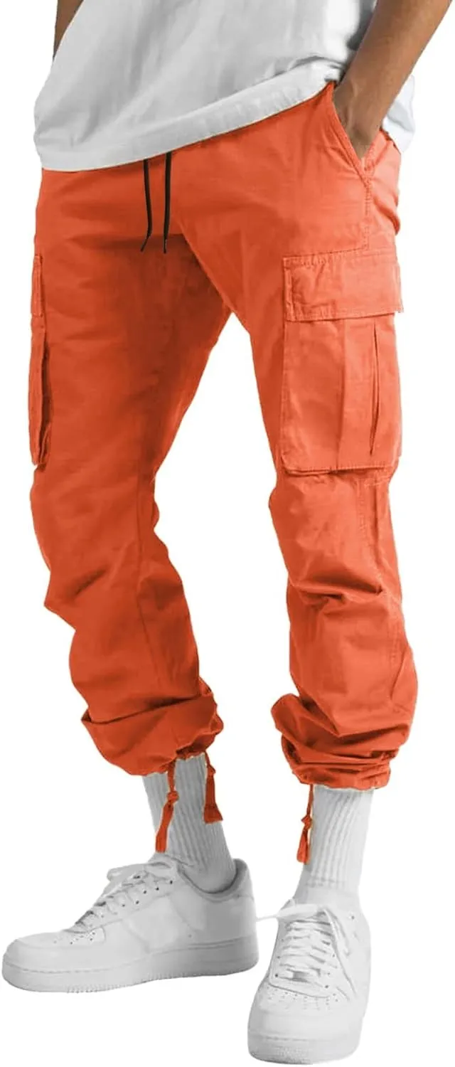 Cargo Sweatpants for Men Mens Lounge Pants Athletic Pants for Men Mens Autumn and Winter High Street Fashion Leisure