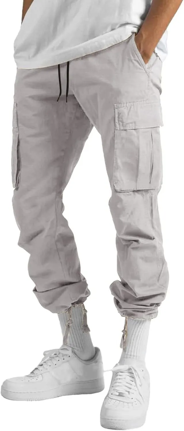 Cargo Sweatpants for Men Mens Lounge Pants Athletic Pants for Men Mens Autumn and Winter High Street Fashion Leisure