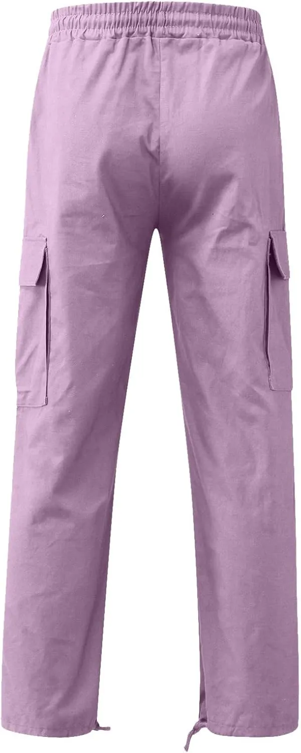 Cargo Sweatpants for Men Mens Lounge Pants Athletic Pants for Men Mens Autumn and Winter High Street Fashion Leisure