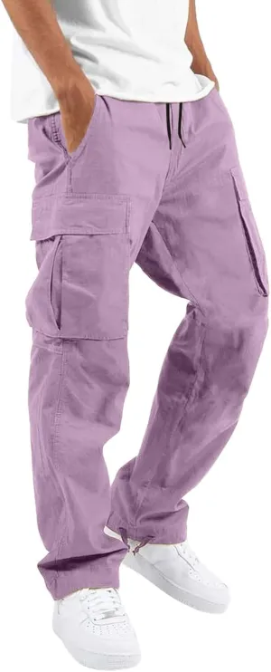 Cargo Sweatpants for Men Mens Lounge Pants Athletic Pants for Men Mens Autumn and Winter High Street Fashion Leisure
