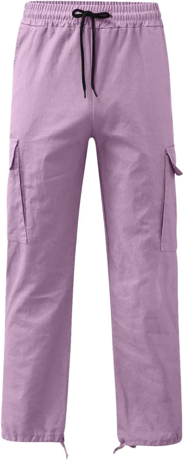 Cargo Sweatpants for Men Mens Lounge Pants Athletic Pants for Men Mens Autumn and Winter High Street Fashion Leisure