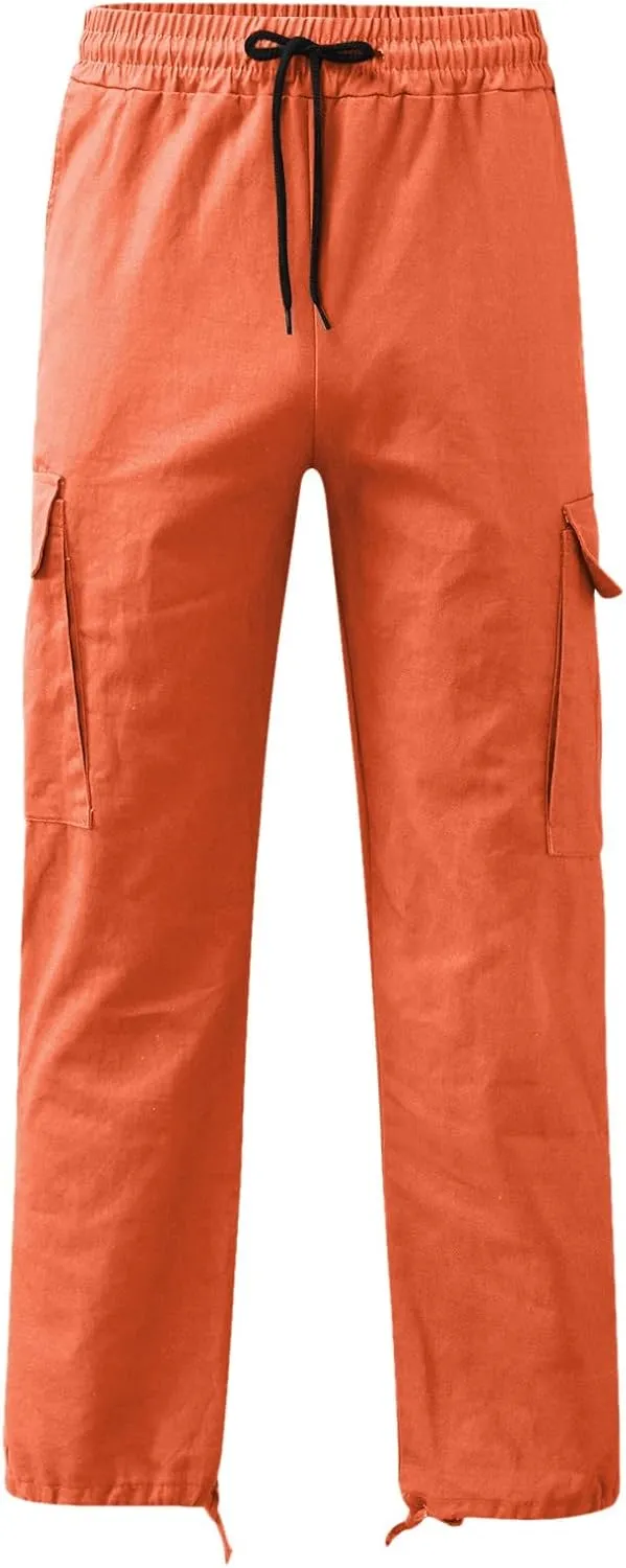 Cargo Sweatpants for Men Mens Lounge Pants Athletic Pants for Men Mens Autumn and Winter High Street Fashion Leisure