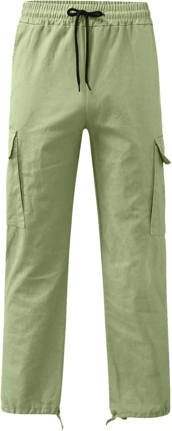 Cargo Sweatpants for Men Mens Lounge Pants Athletic Pants for Men Mens Autumn and Winter High Street Fashion Leisure