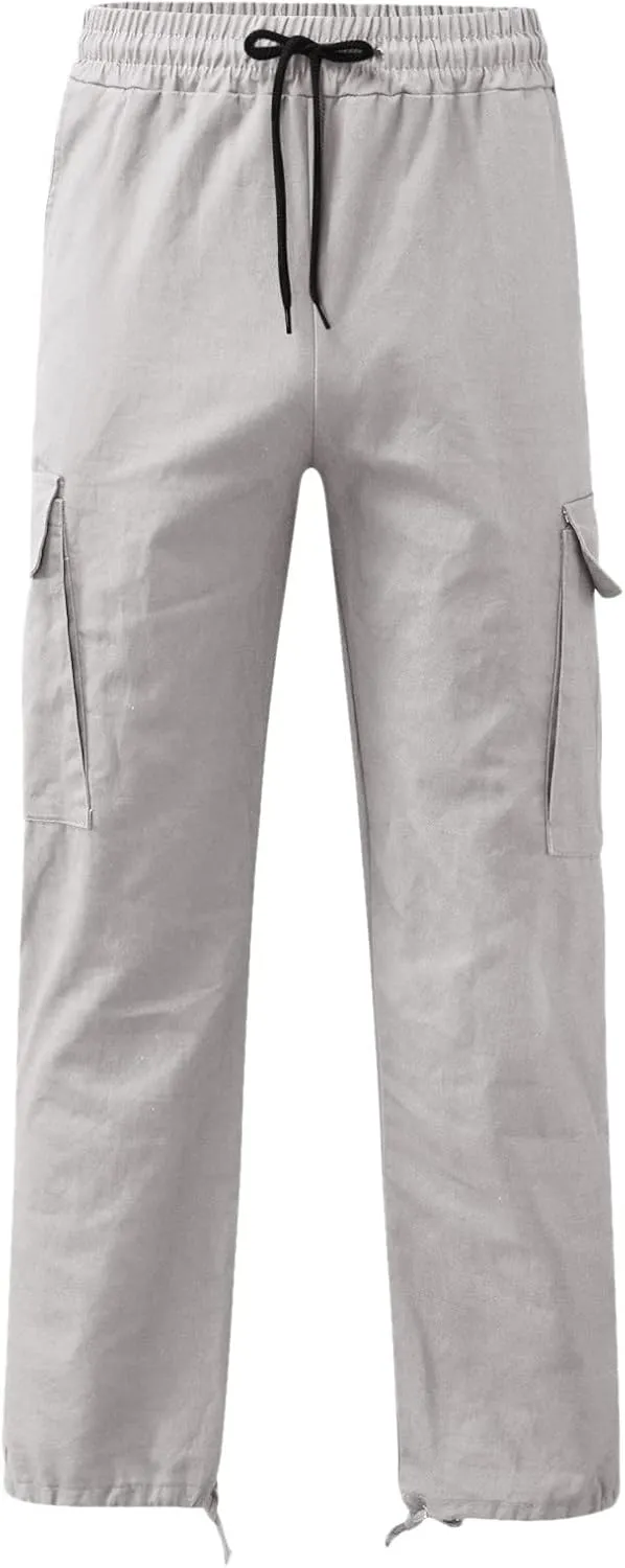 Cargo Sweatpants for Men Mens Lounge Pants Athletic Pants for Men Mens Autumn and Winter High Street Fashion Leisure