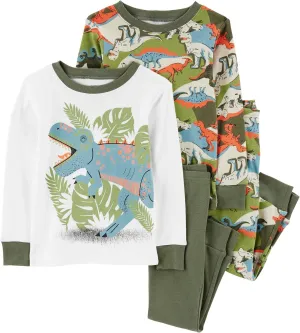 Carter's Baby and Toddler Boys' 4-Piece Snug-Fit Cotton Pajamas