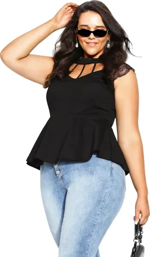 City Chic Women's Avenue Plus Size Top Layla