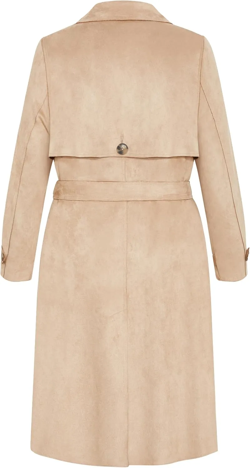 City Chic Women's Plus Size Coat-Cornwall Trench