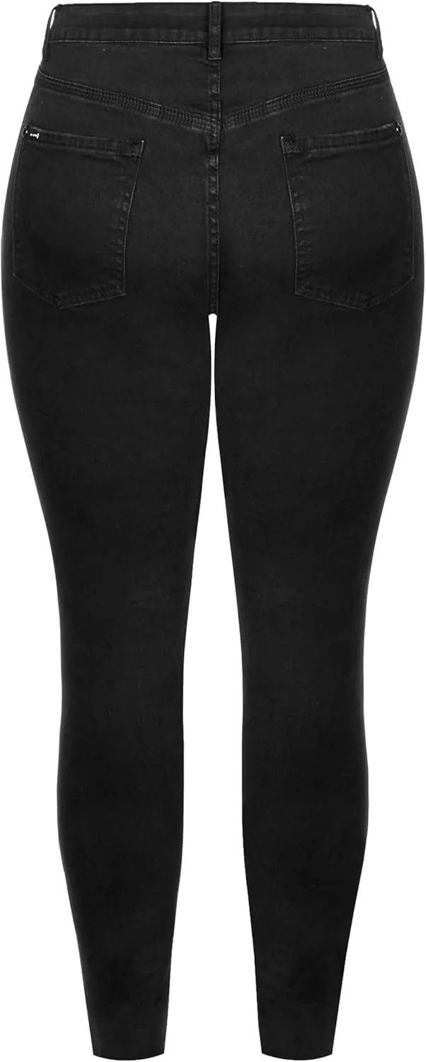 City Chic Women's Rock N Roll Skinny Jean