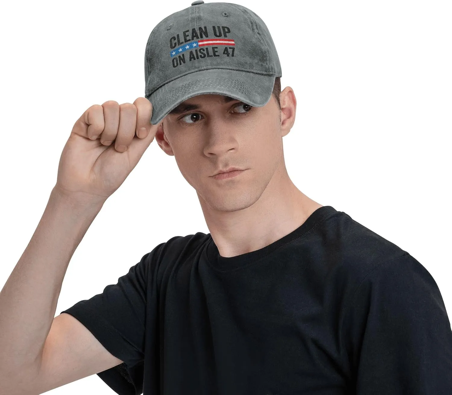 Clean Up On Aisle 47 Impeach 47 Baseball Cap Trucker Cap for Men Wemen