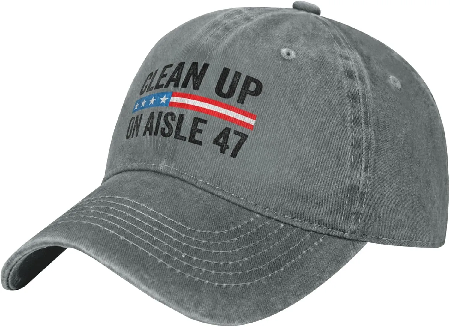 Clean Up On Aisle 47 Impeach 47 Baseball Cap Trucker Cap for Men Wemen